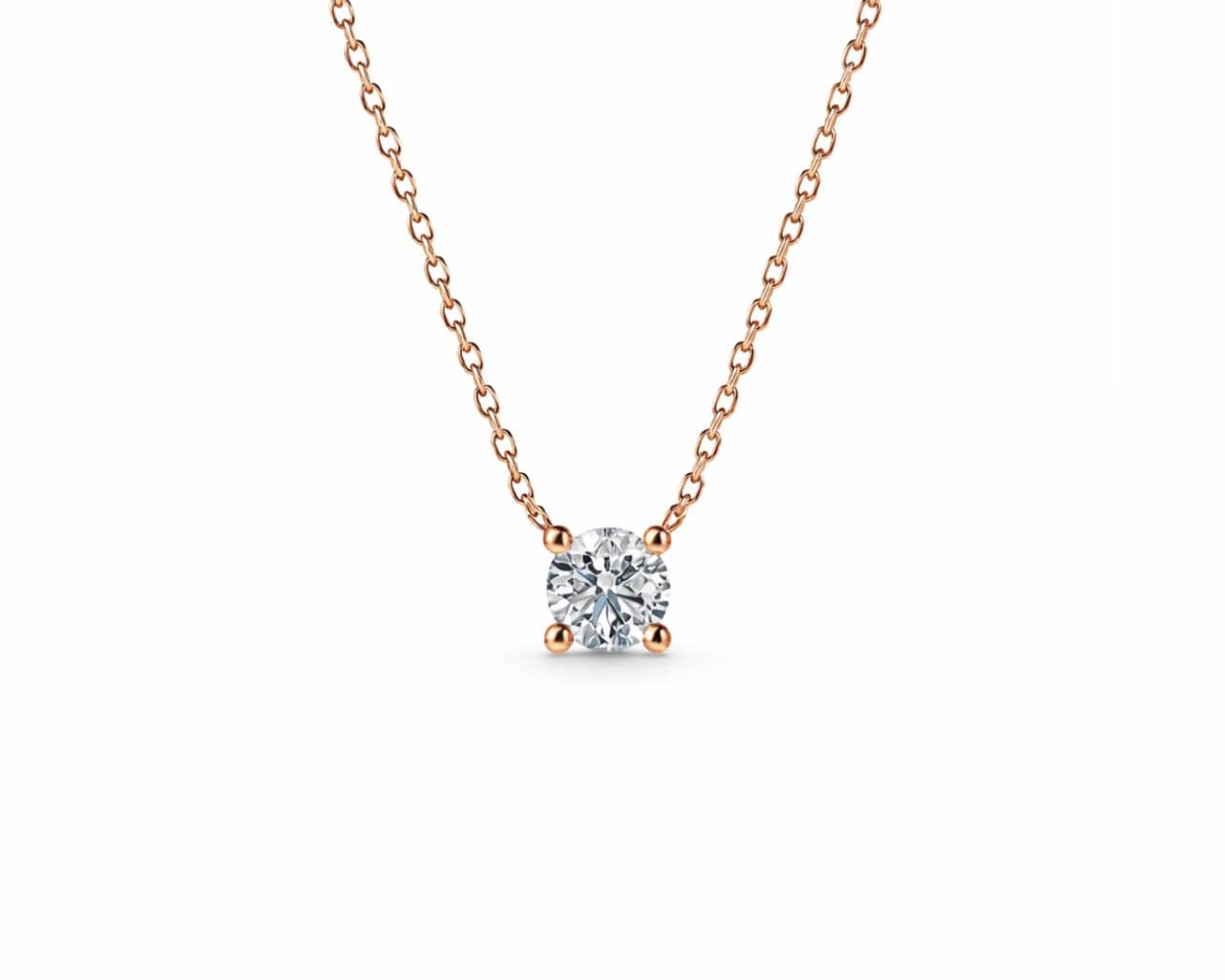 0.15ct Solitaire Necklace LG