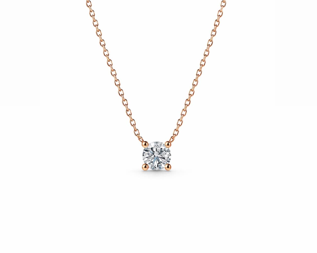 0.15ct Solitaire Necklace LG
