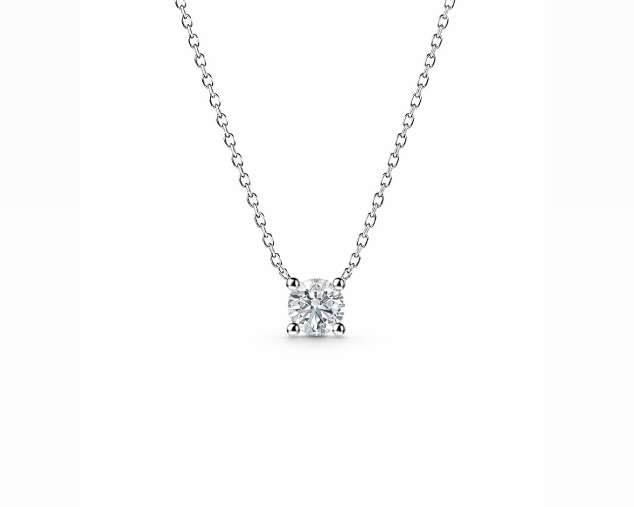 0.15ct Solitaire Necklace LG