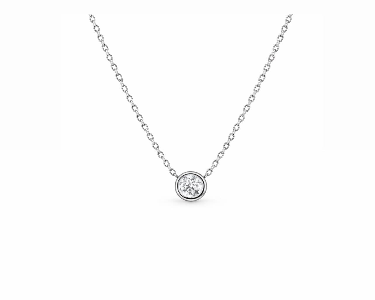 0.15ct Solitaire Necklace LG