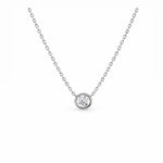 0.15ct Solitaire Necklace LG