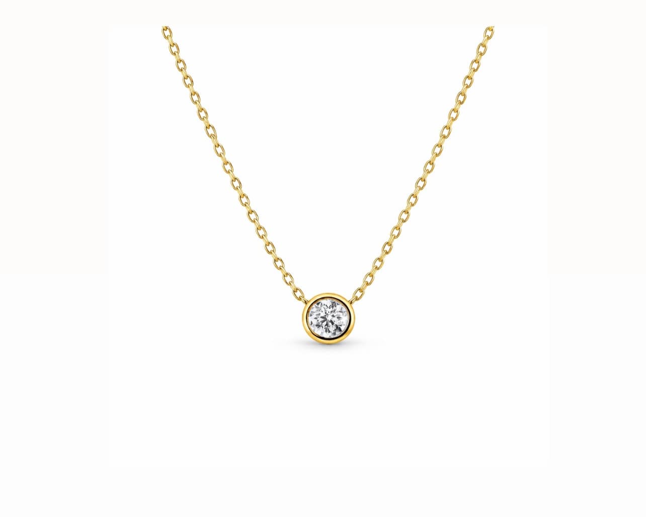 0.15ct Solitaire Necklace LG