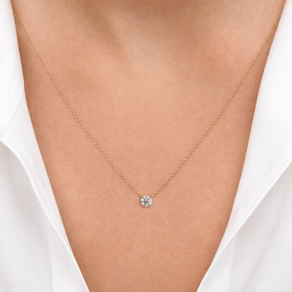 0.30ct Solitaire Necklace LG