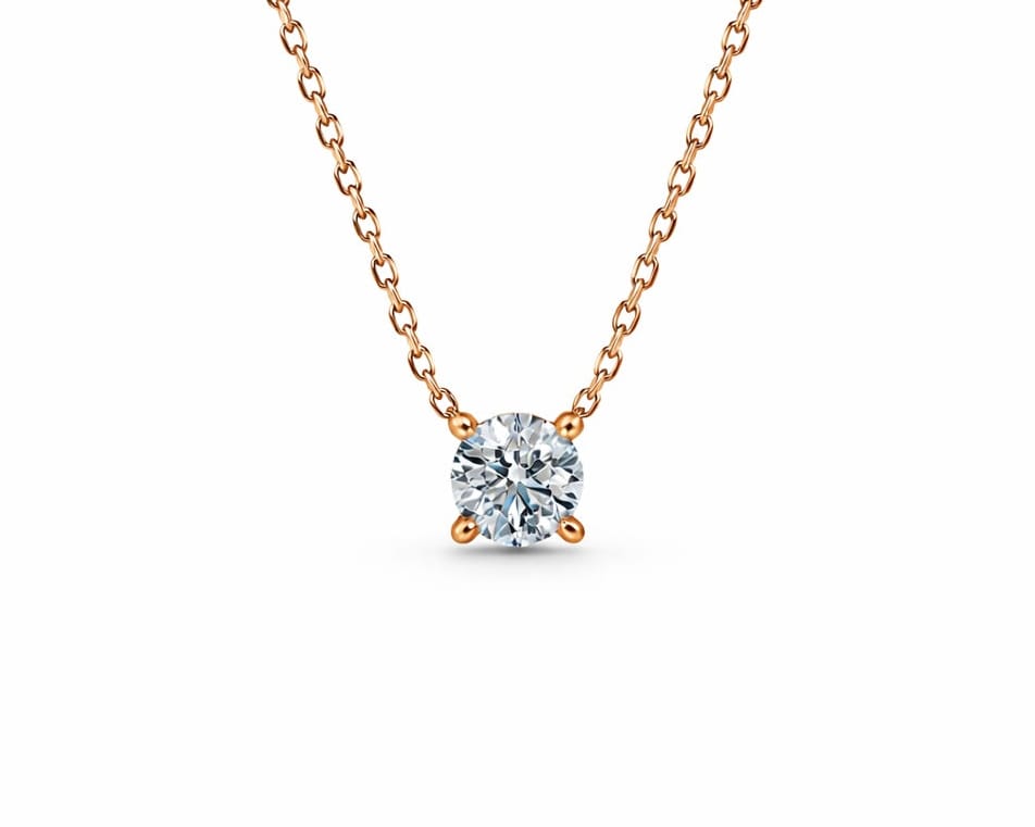 0.30ct Solitaire Necklace LG