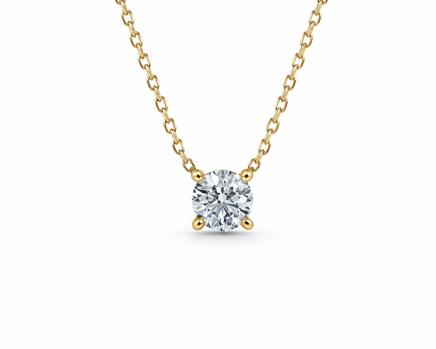 0.30ct Solitaire Necklace LG