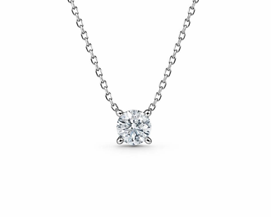 0.30ct Solitaire Necklace LG