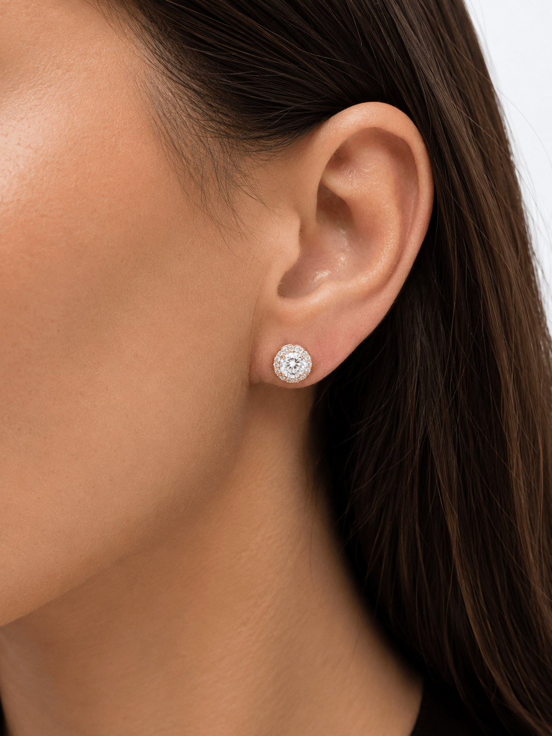 0.50ct Halo Earstuds LG