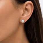 0.50ct Halo Earstuds LG