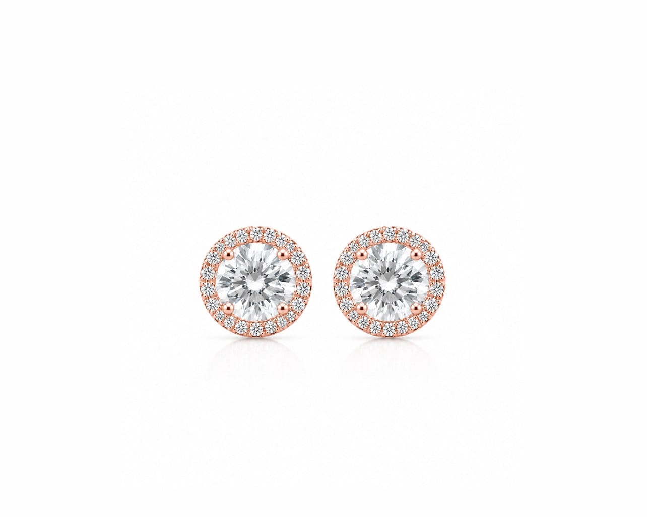 0.50ct Halo Earstuds LG