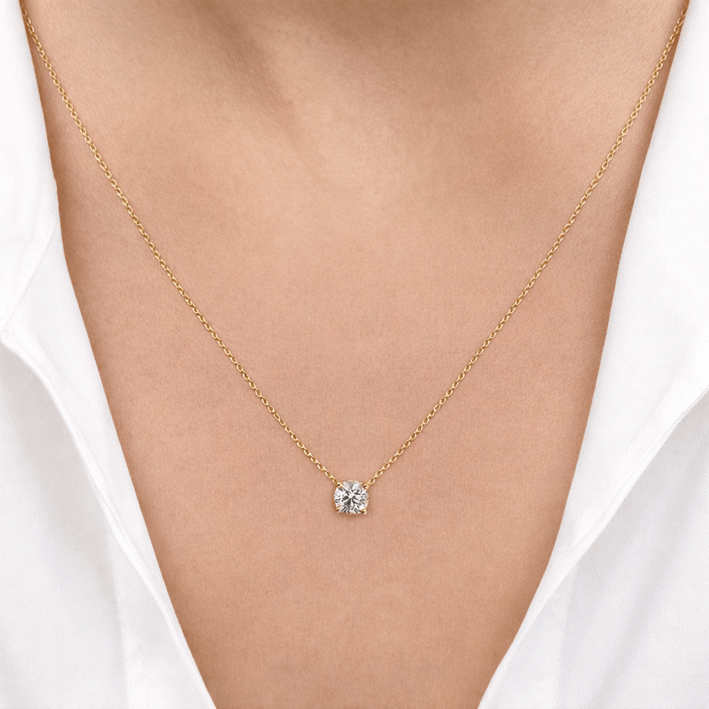 0.50ct Solitaire Necklace LG