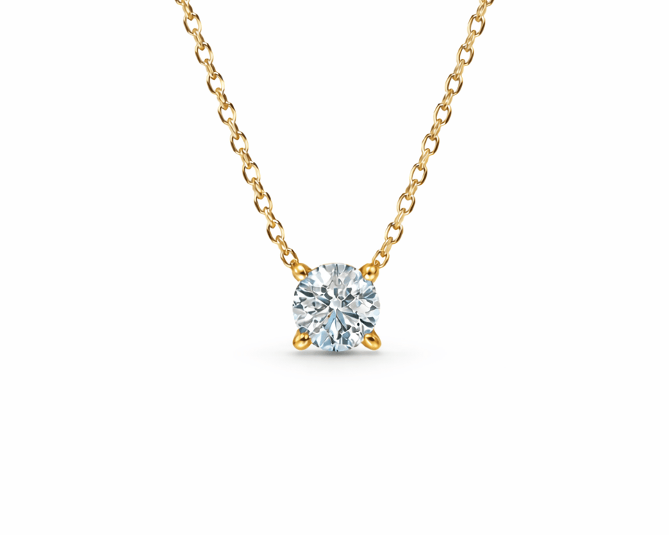 0.50ct Solitaire Necklace LG