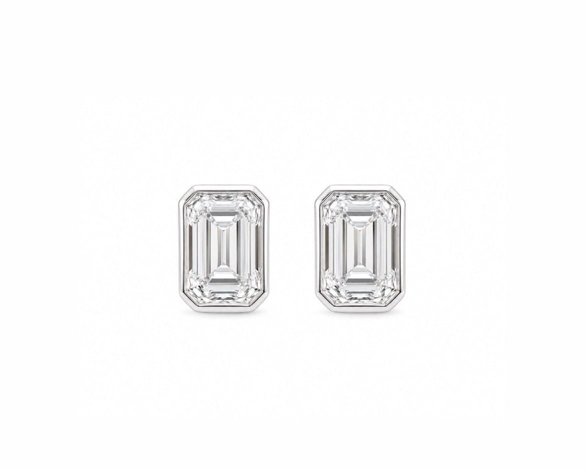 1ct Bezel Earstuds LG
