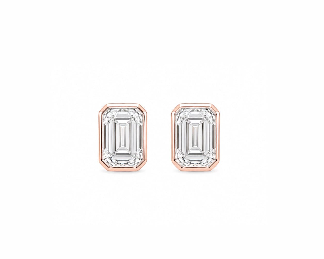 1ct Bezel Earstuds LG