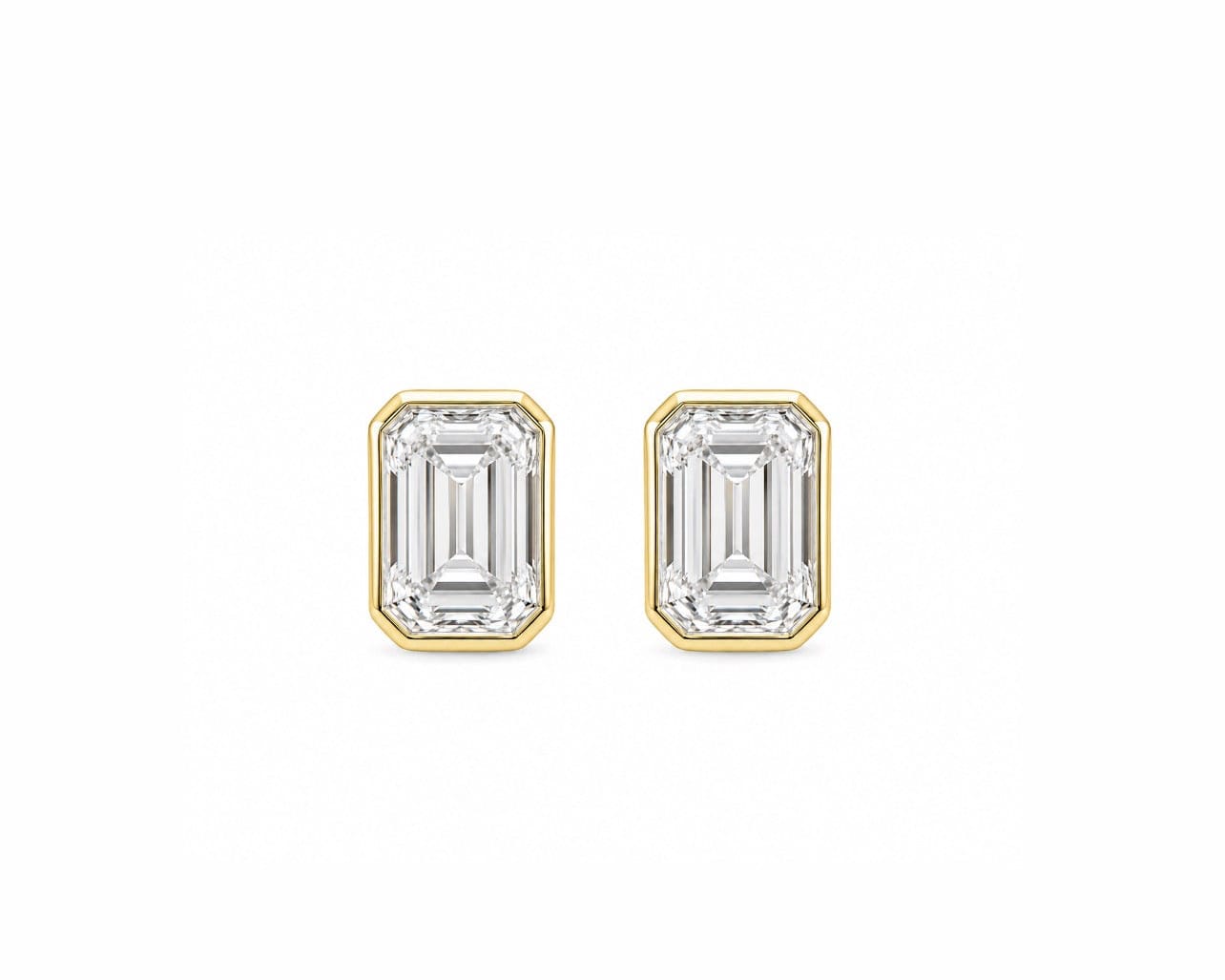 1ct Bezel Earstuds LG