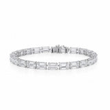 1ct Emerald Tennis Bracelet LG
