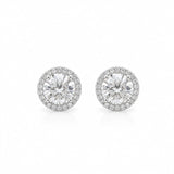 1ct Halo Earstuds LG