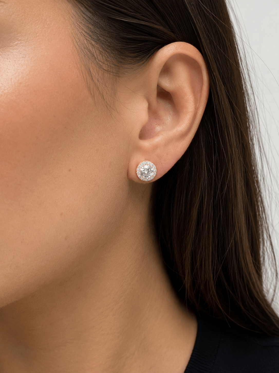 1ct Halo Earstuds LG