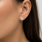 1ct Halo Earstuds LG