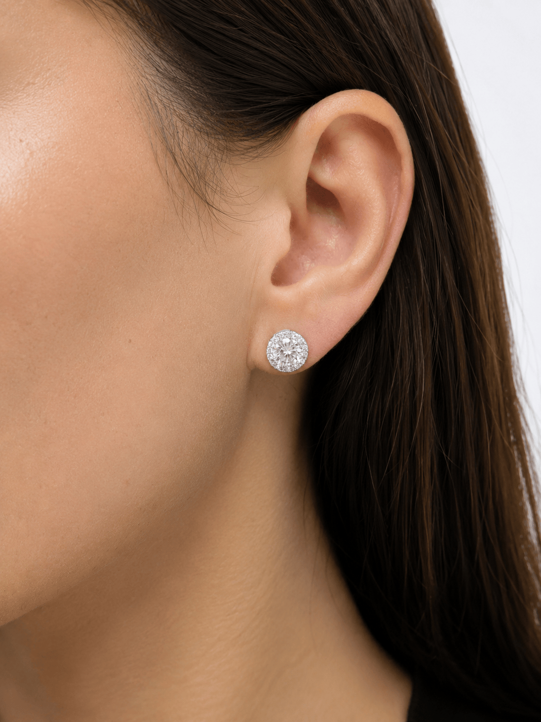 1ct Halo Earstuds LG