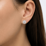 1ct Halo Earstuds LG