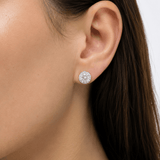 1ct Halo Earstuds LG