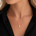 1ct Halo Necklace LG