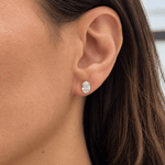 1ct Oval Studs LG