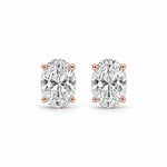 1ct Oval Studs LG