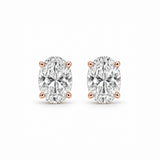 1ct Oval Studs LG