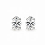 1ct Oval Studs LG