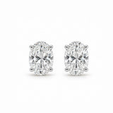 1ct Oval Studs LG