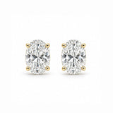 1ct Oval Studs LG