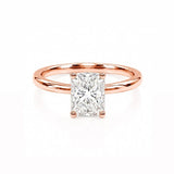 1ct Radiant Solitaire LG
