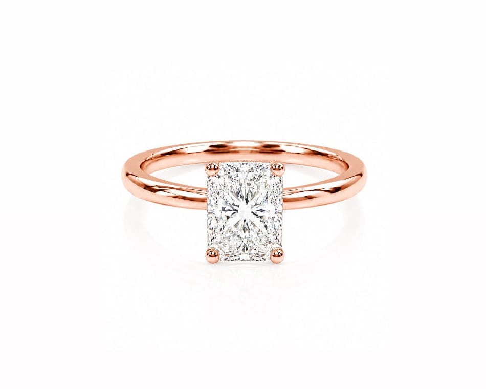1ct Radiant Solitaire LG
