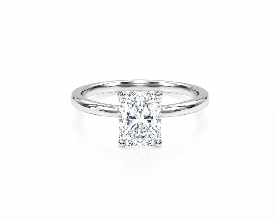 1ct Radiant Solitaire LG