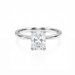 1ct Radiant Solitaire LG