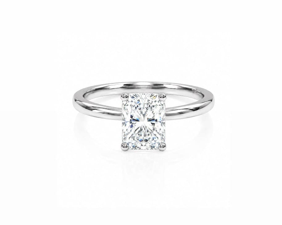 1ct Radiant Solitaire LG