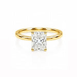 1ct Radiant Solitaire LG