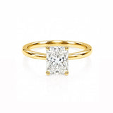 1ct Radiant Solitaire LG