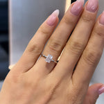 1ct Radiant Solitaire LG