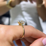 2.50ct Oval Tulip Solitaire LG