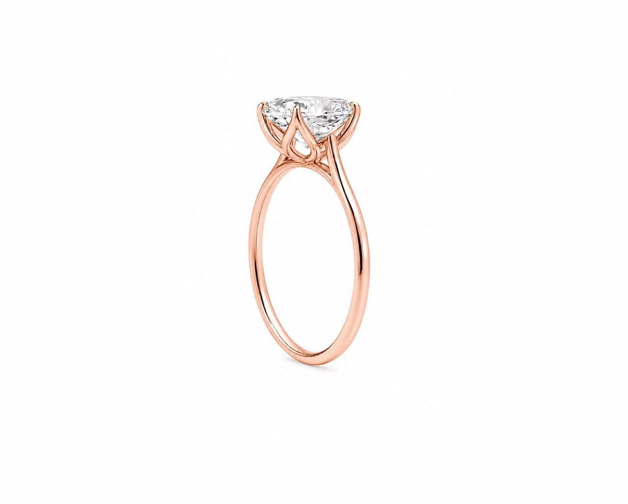 2.50ct Oval Tulip Solitaire LG