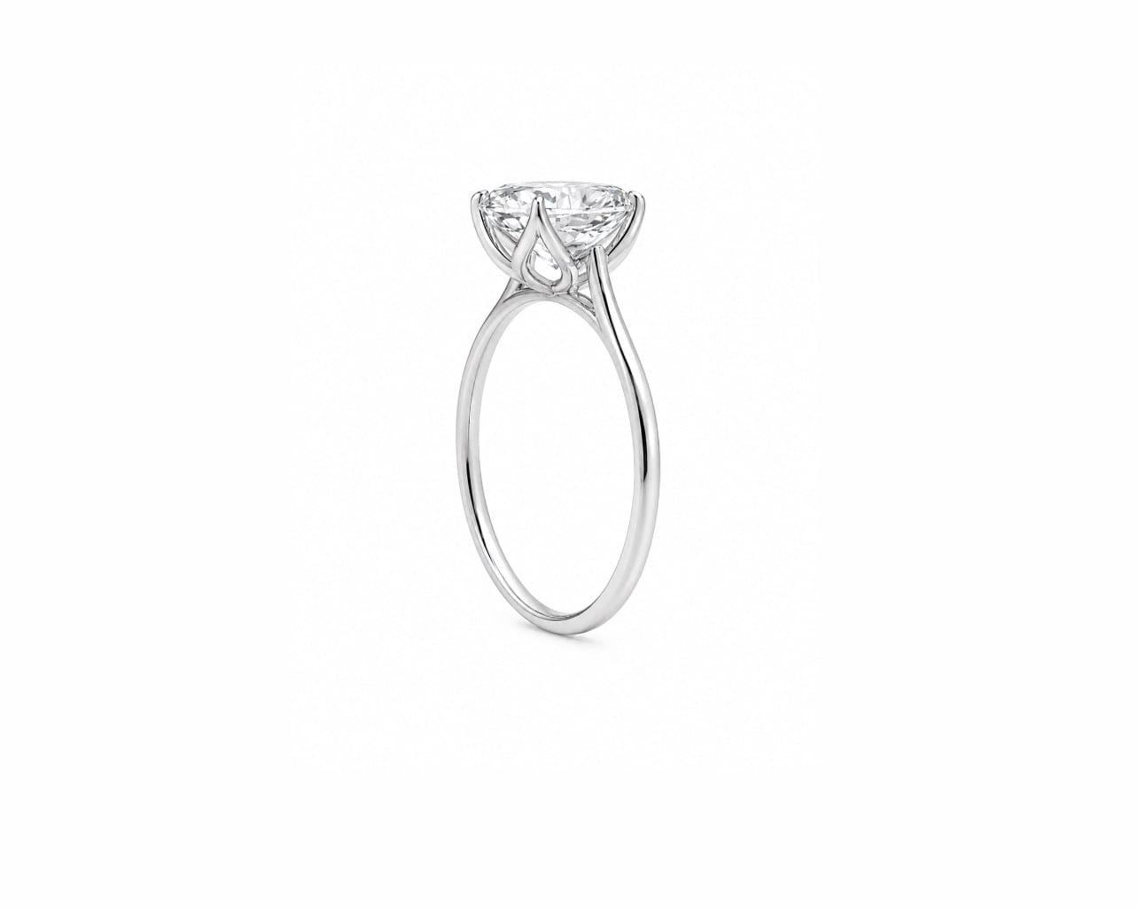 2.50ct Oval Tulip Solitaire LG
