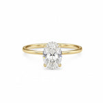 2.50ct Oval Tulip Solitaire LG