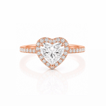 2ct Heart Halo Solitaire LG
