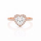 2ct Heart Halo Solitaire LG