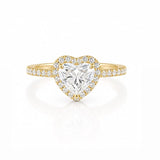 2ct Heart Halo Solitaire LG