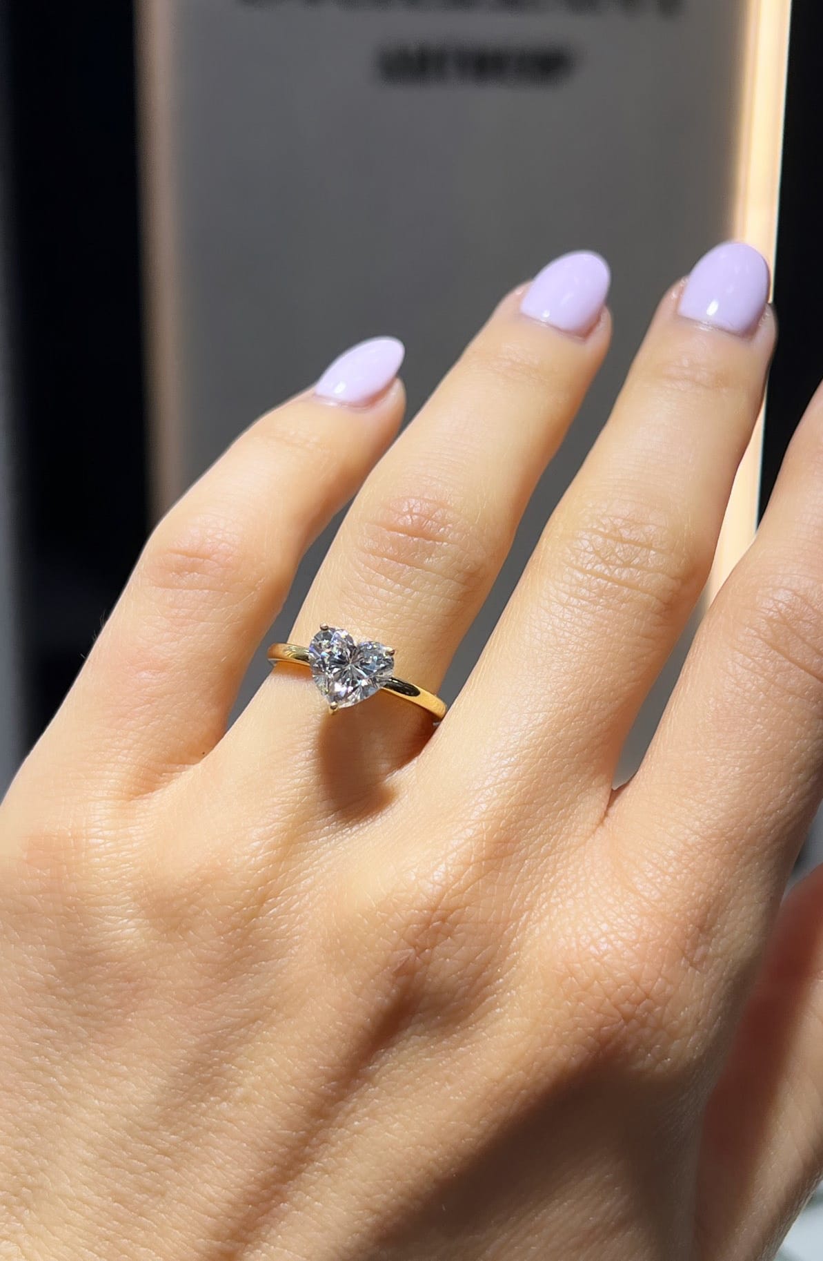 2ct Heart Solitaire LG