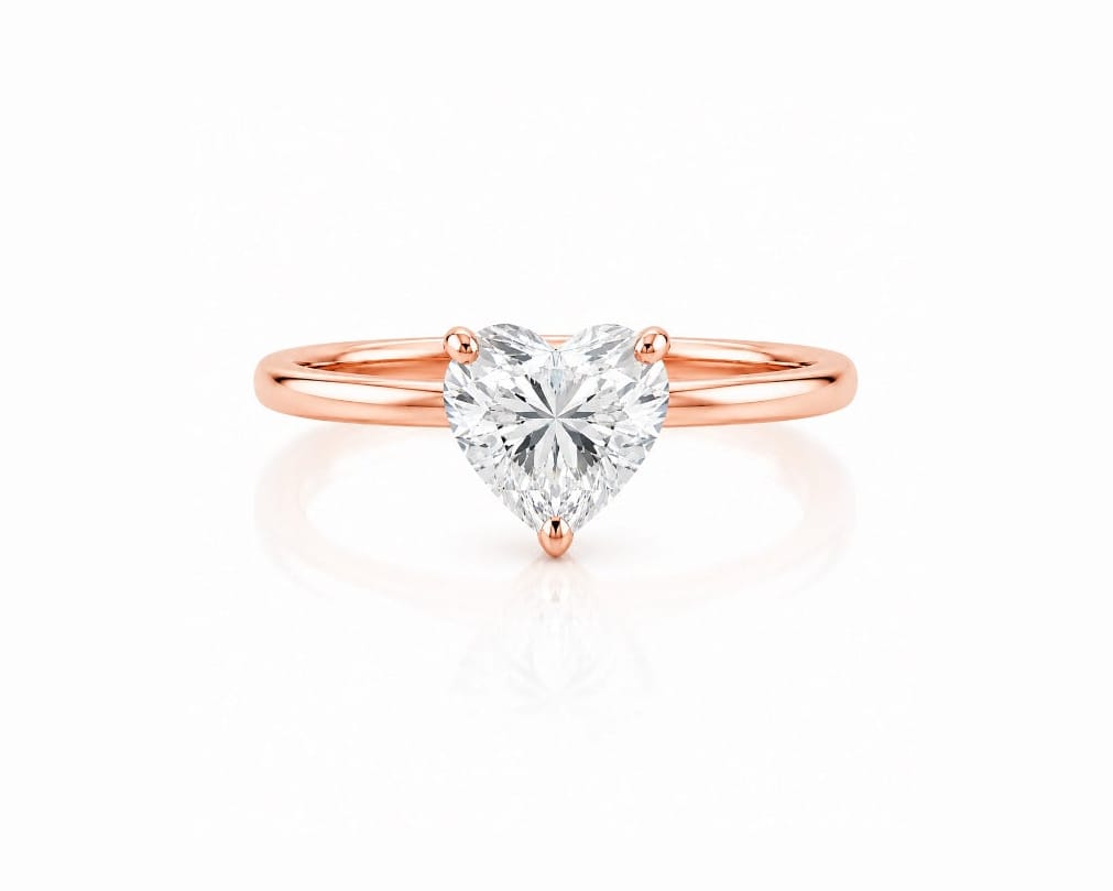 2ct Heart Solitaire LG