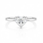 2ct Heart Solitaire LG